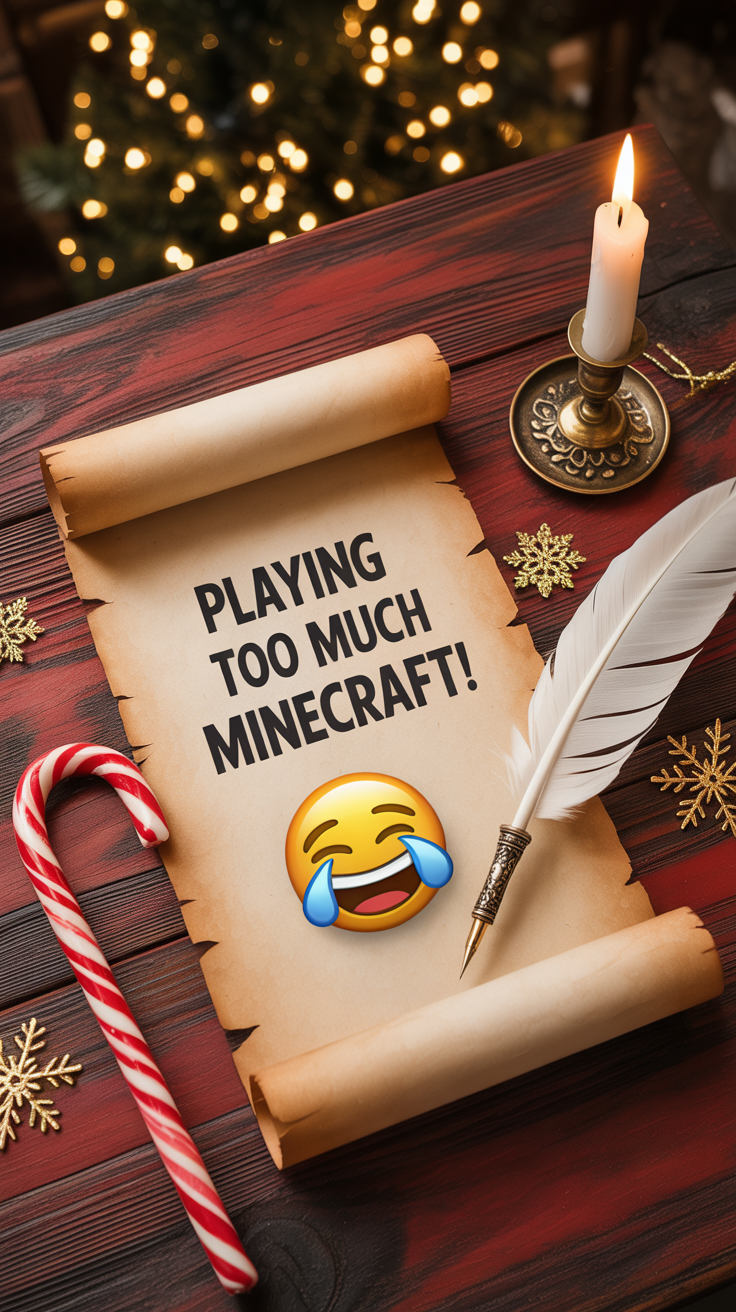 🎅 Magical Personalised Santa Message for Minecraft Fans – Watch the Example!