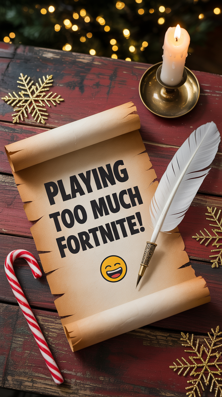 🎅 Magical Personalised Santa Message for Fortnite Fans – Watch the Example!